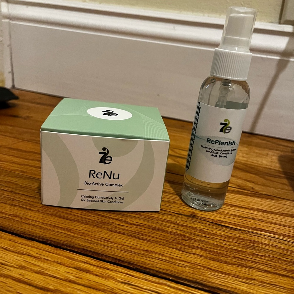 MYOLIFT ReNu Conductive Gel 4oz + RePlenish Spritzer 2oz Microcurrent Set